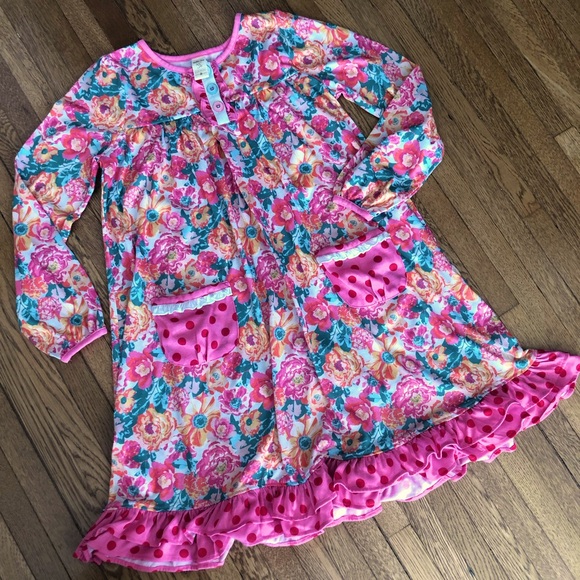 Matilda Jane Other - BEAUTIFUL Matilda Jane girls pink floral nightgown size 10